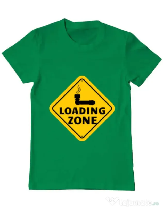 Tricou ADLER barbat Loading zone Verde mediu