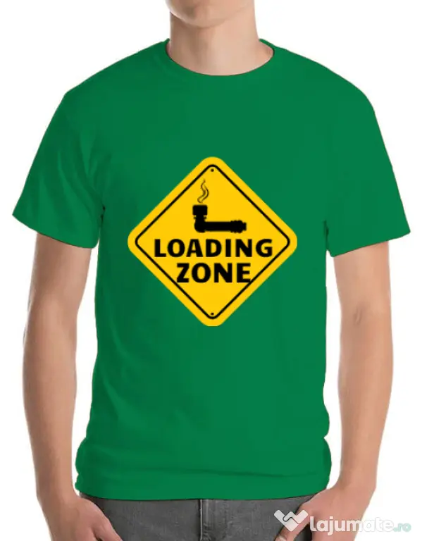 Tricou ADLER barbat Loading zone Verde mediu
