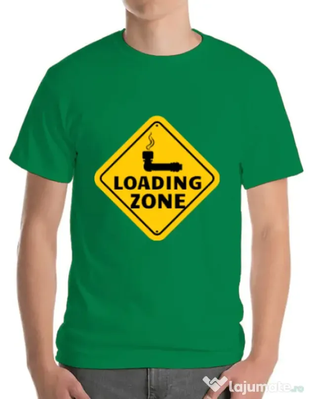 Tricou ADLER barbat Loading zone Verde mediu