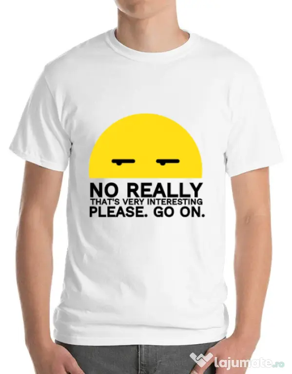 Tricou ADLER barbat No really Alb