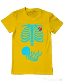 Tricou ADLER barbat Radiografie Galben