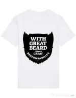 Tricou STANLEY STELLA barbat The great beard Alb