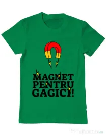 Tricou ADLER barbat Magnet pentru gagici Verde mediu