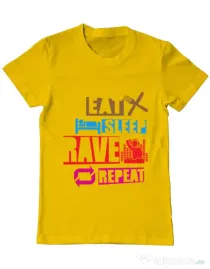 Tricou ADLER barbat Raver Galben