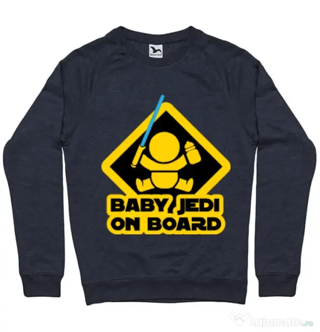 Bluza ADLER barbat Baby Jedi Denim inchis