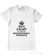 Tricou ADLER barbat Moldoveanca potrivita Alb