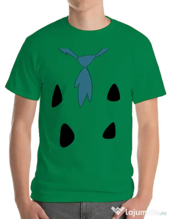 Tricou ADLER barbat Flinstone costume Verde mediu