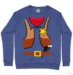 Bluza ADLER barbat Cowboy Suit 1 Albastru melanj