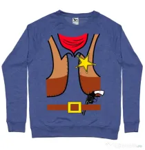 Bluza ADLER barbat Cowboy Suit 1 Albastru melanj