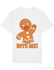 Tricou STANLEY STELLA barbat Bite me Alb