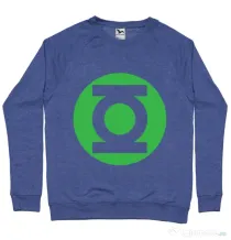 Bluza ADLER barbat Green lantern Albastru melanj