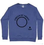 Bluza ADLER barbat Circle of trust Albastru melanj
