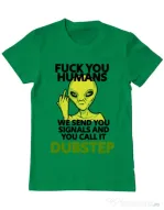 Tricou ADLER barbat Dubstep alien Verde mediu