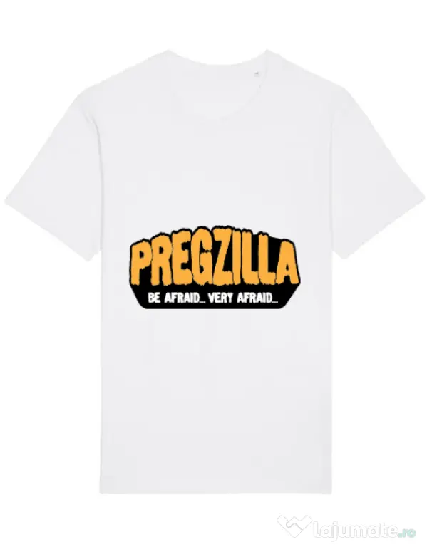 Tricou STANLEY STELLA barbat Pregzilla Alb
