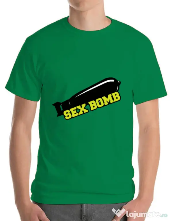 Tricou ADLER barbat Sex bomb Verde mediu