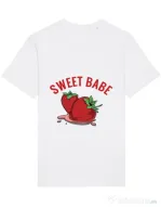 Tricou STANLEY STELLA barbat Sweet babe Alb