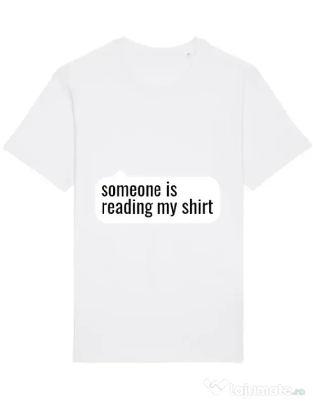 Tricou STANLEY STELLA barbat Reading my shirt Alb