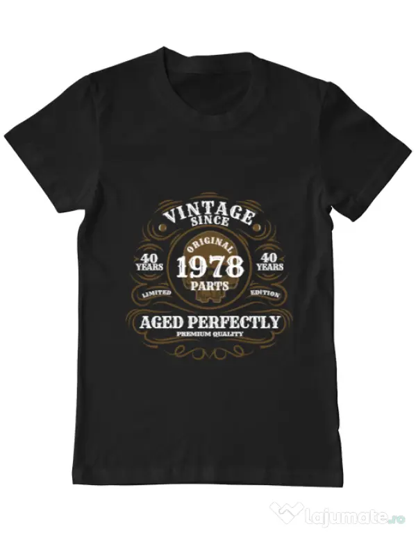 Tricou ADLER barbat Vintage since Negru