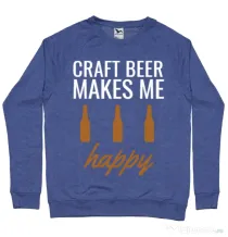 Bluza ADLER barbat Craft beer Albastru melanj