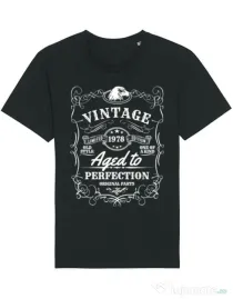 Tricou STANLEY STELLA barbat Aged to perfection Negru