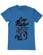 Tricou ADLER barbat Lowrider Albastru azuriu