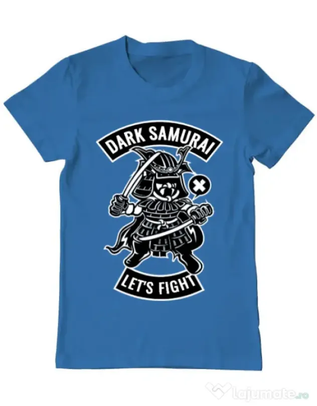 Tricou ADLER barbat Dark samurai Albastru azuriu