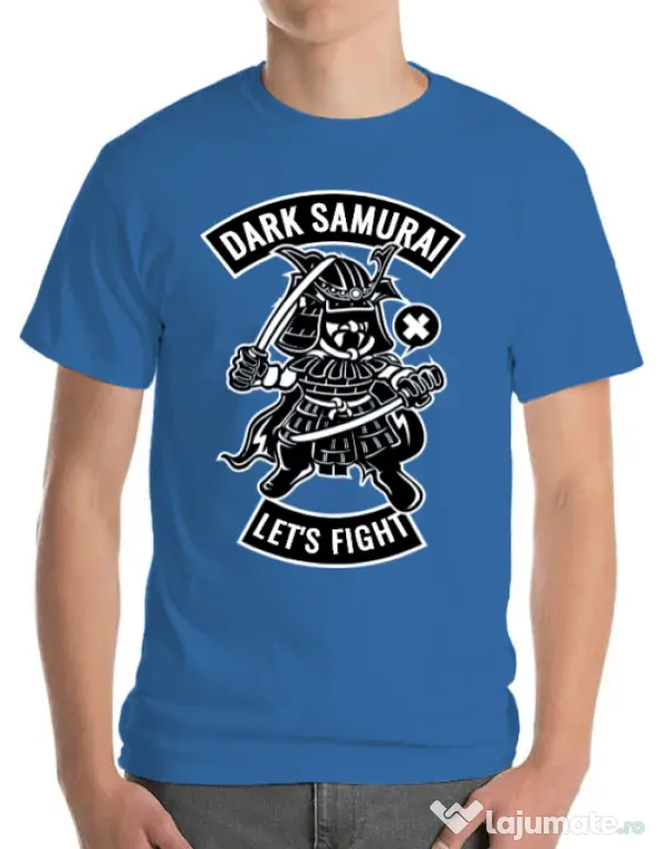 Tricou ADLER barbat Dark samurai Albastru azuriu