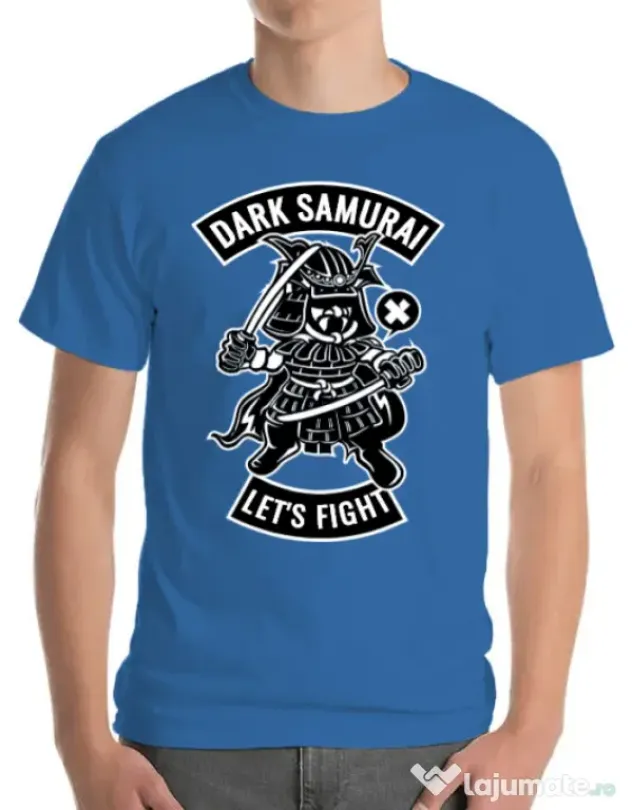 Tricou ADLER barbat Dark samurai Albastru azuriu