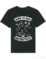 Tricou STANLEY STELLA barbat Born to race Negru