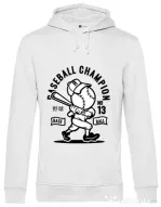 Hoodie barbat cu gluga Baseball Champion Alb