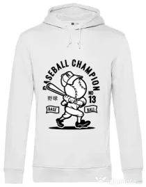 Hoodie barbat cu gluga Baseball Champion Alb