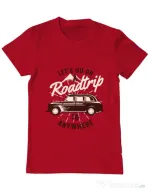 Tricou ADLER barbat Roadtrip Rosu