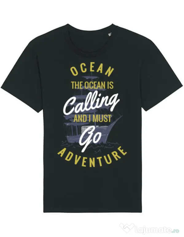 Tricou STANLEY STELLA barbat Ocean adventure Negru