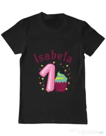 Tricou ADLER barbat First Birthday Negru