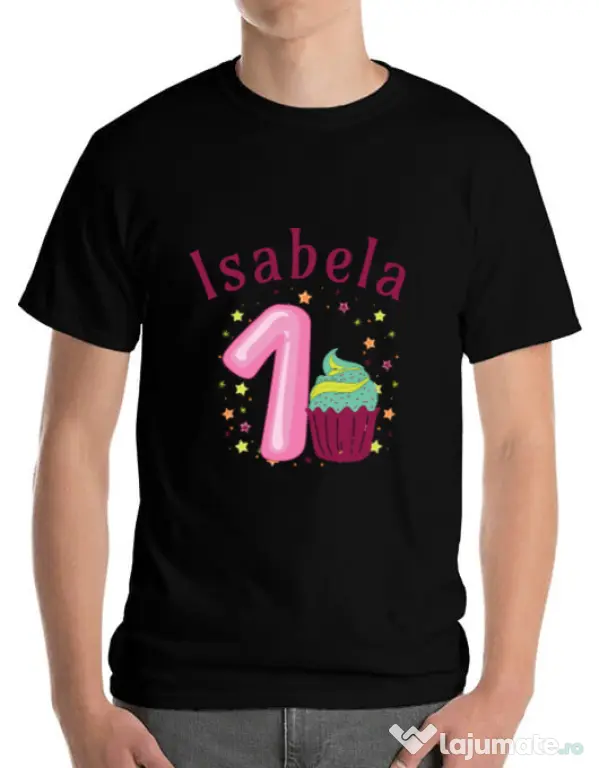 Tricou ADLER barbat First Birthday Negru