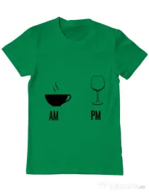 Tricou ADLER barbat My days Verde mediu