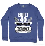 Bluza ADLER barbat Original parts Albastru melanj