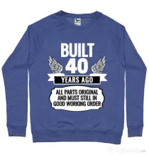 Bluza ADLER barbat Original parts Albastru melanj