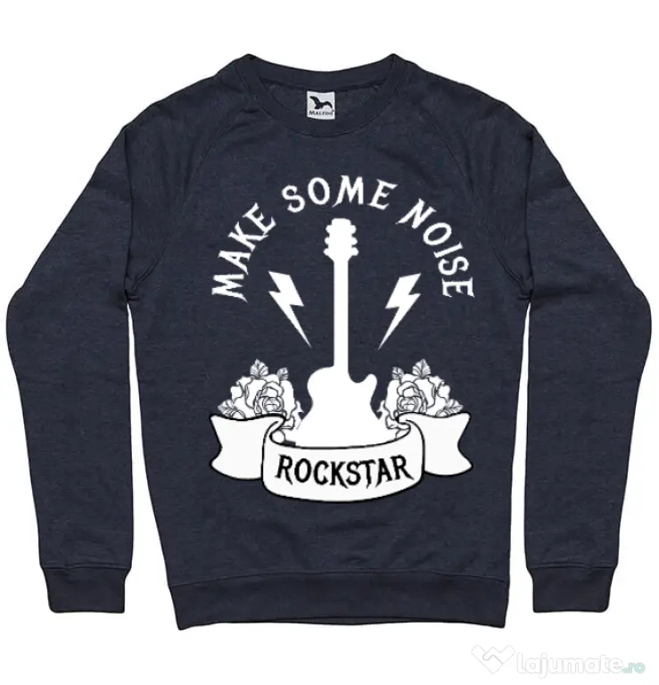 Bluza ADLER barbat Make some noise Denim inchis