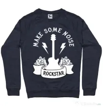 Bluza ADLER barbat Make some noise Denim inchis