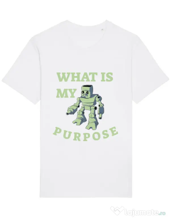 Tricou STANLEY STELLA barbat What is my purpose Alb
