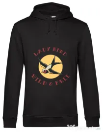Hoodie barbat cu gluga Ladybird Negru