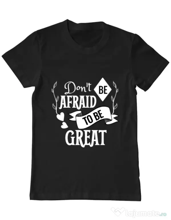 Tricou ADLER barbat Be great Negru