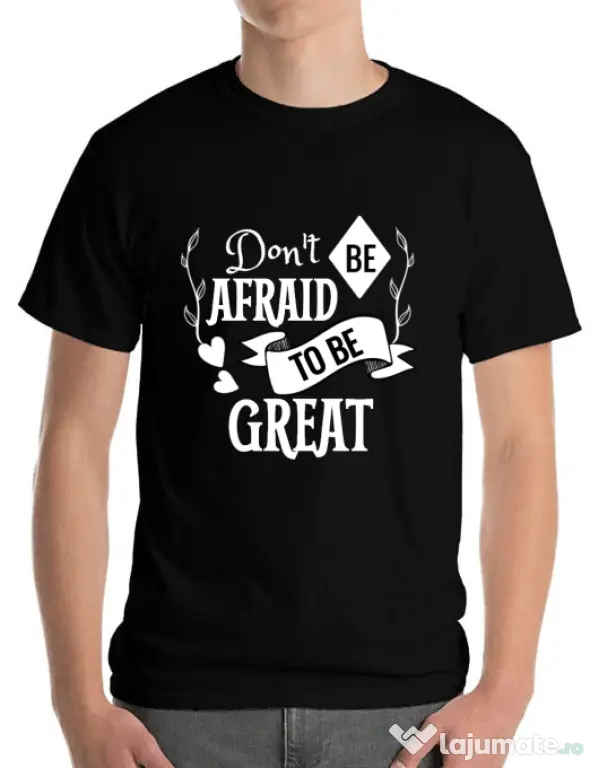 Tricou ADLER barbat Be great Negru
