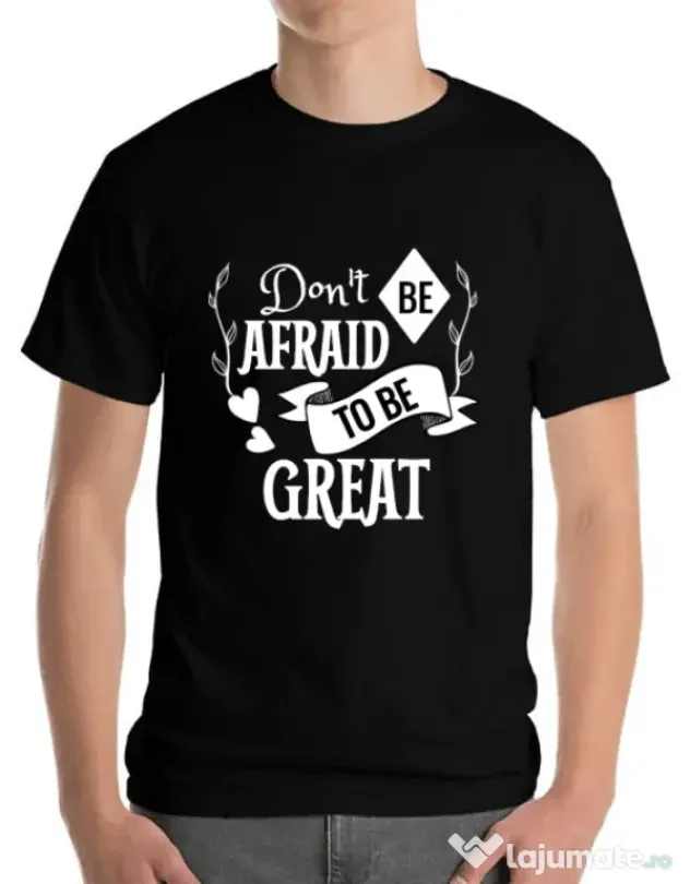 Tricou ADLER barbat Be great Negru