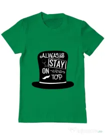 Tricou ADLER barbat Stay on top Verde mediu