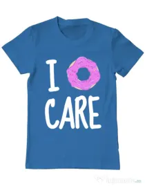 Tricou ADLER barbat I donut care Albastru azuriu