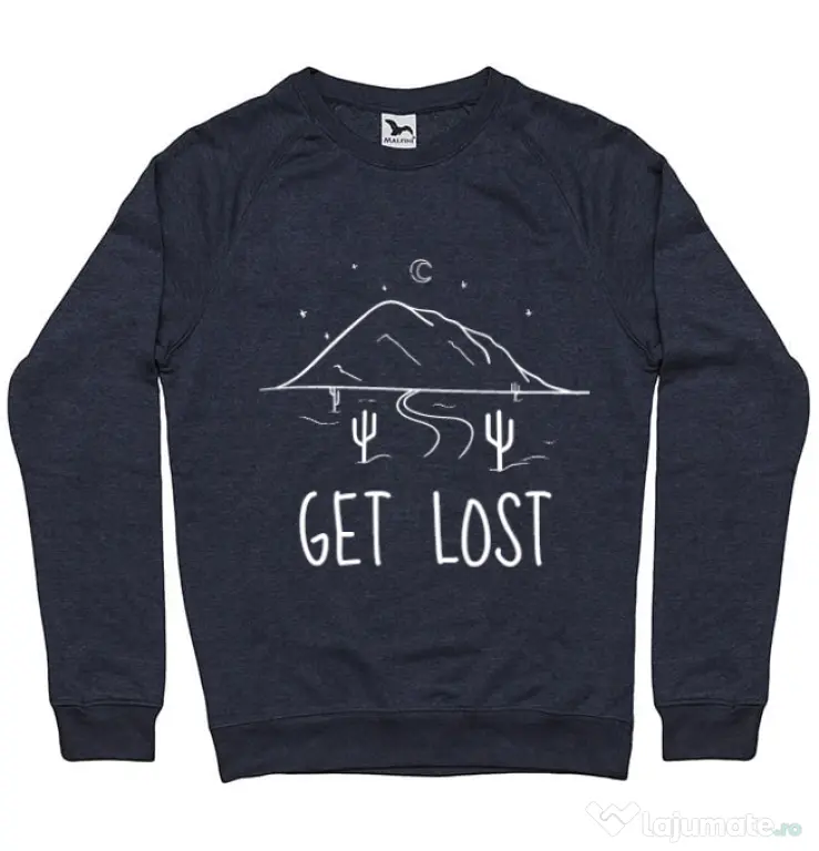 Bluza ADLER barbat Get lost Denim inchis