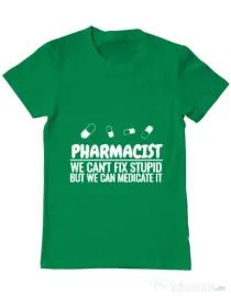 Tricou ADLER barbat Pharmacist Verde mediu