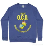 Bluza ADLER barbat Obsessive cupcake disorder Albastru melanj